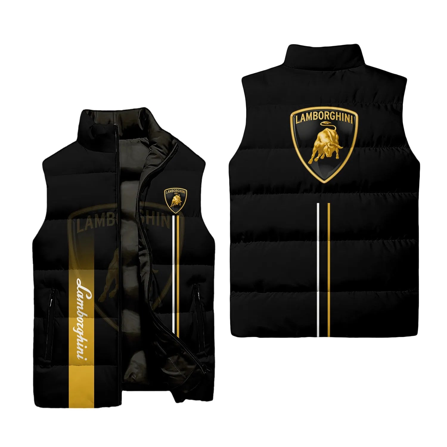 Lamborghini Sleeveless Puffer Jacket SC077