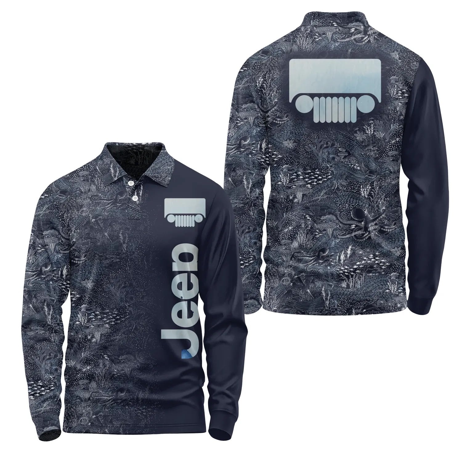 Jeep Long Sleeve Polo SHW006
