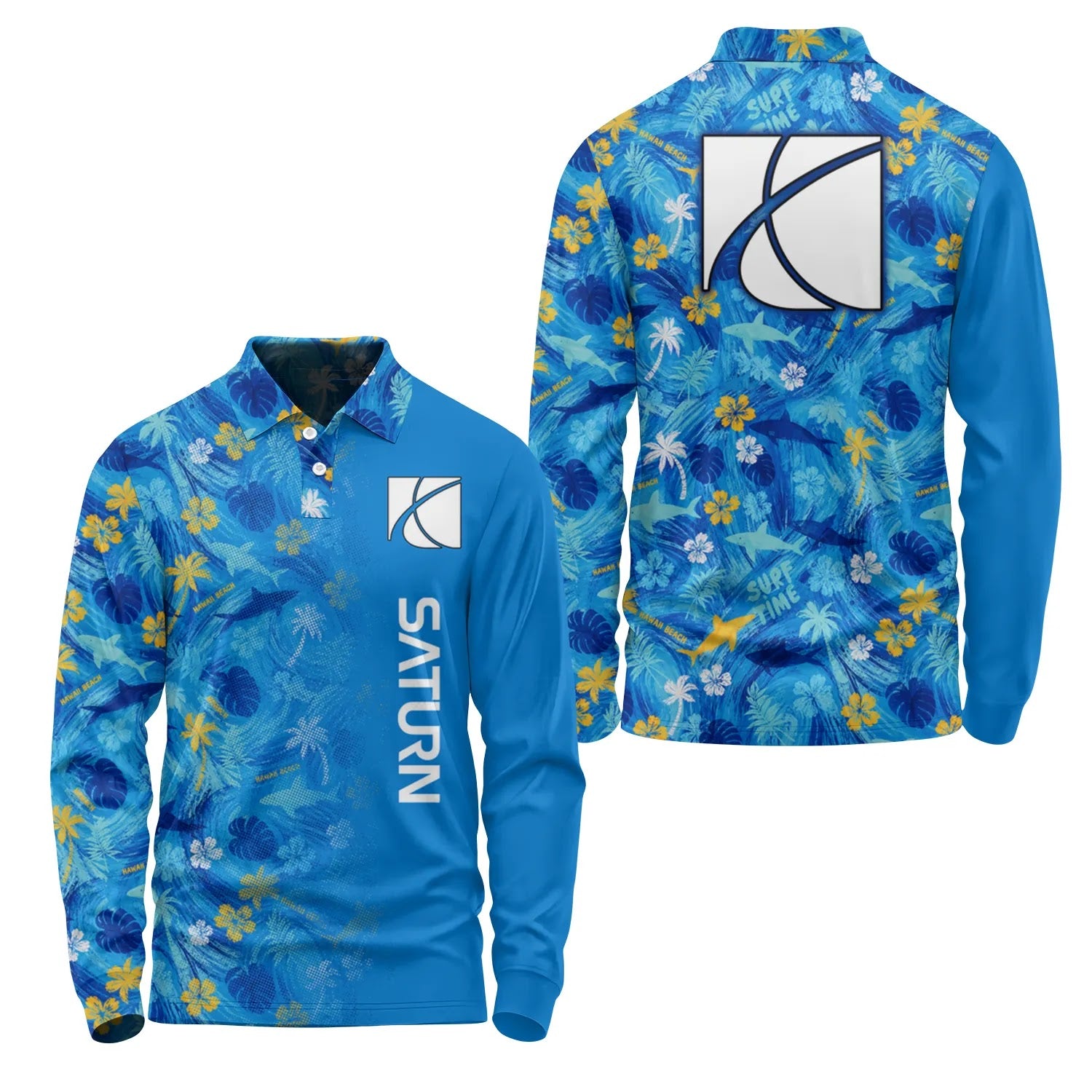 Saturn Long Sleeve Polo SHW027