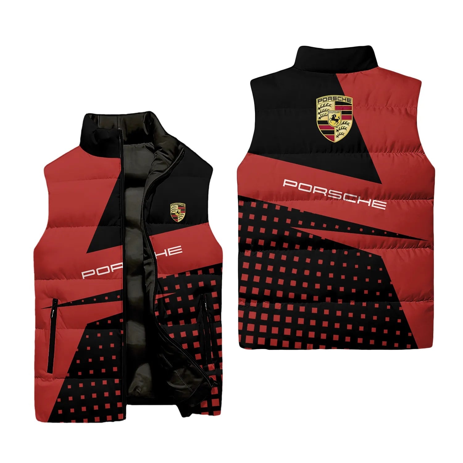 Porsche Sleeveless Puffer Jacket SC083