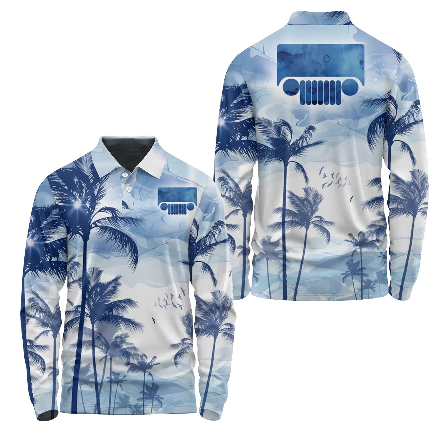 Jeep Long Sleeve Polo SHW004
