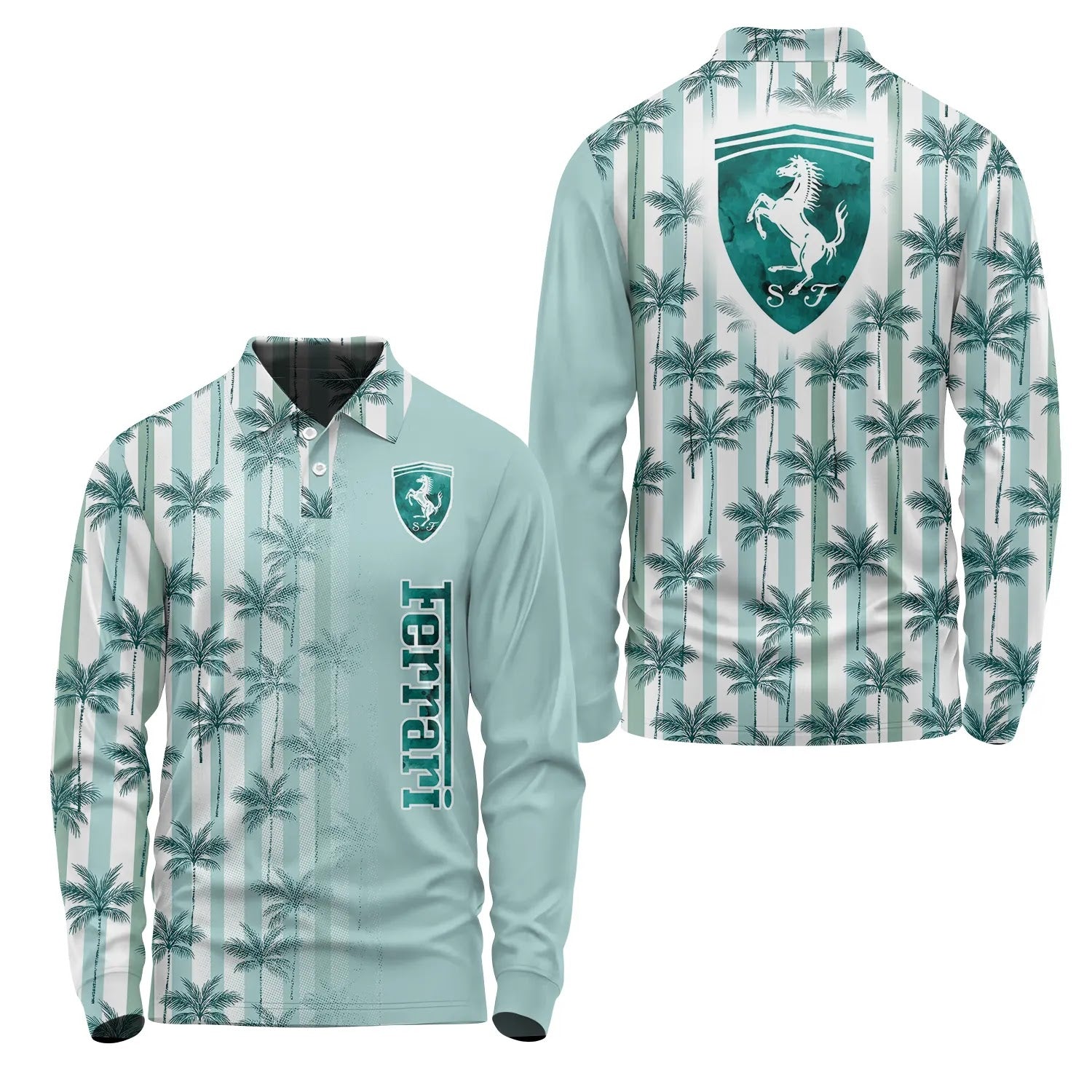 Ferrari Long Sleeve Polo SHW028