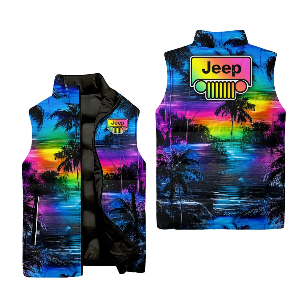 Jeep Sleeveless Puffer Jacket SHW055