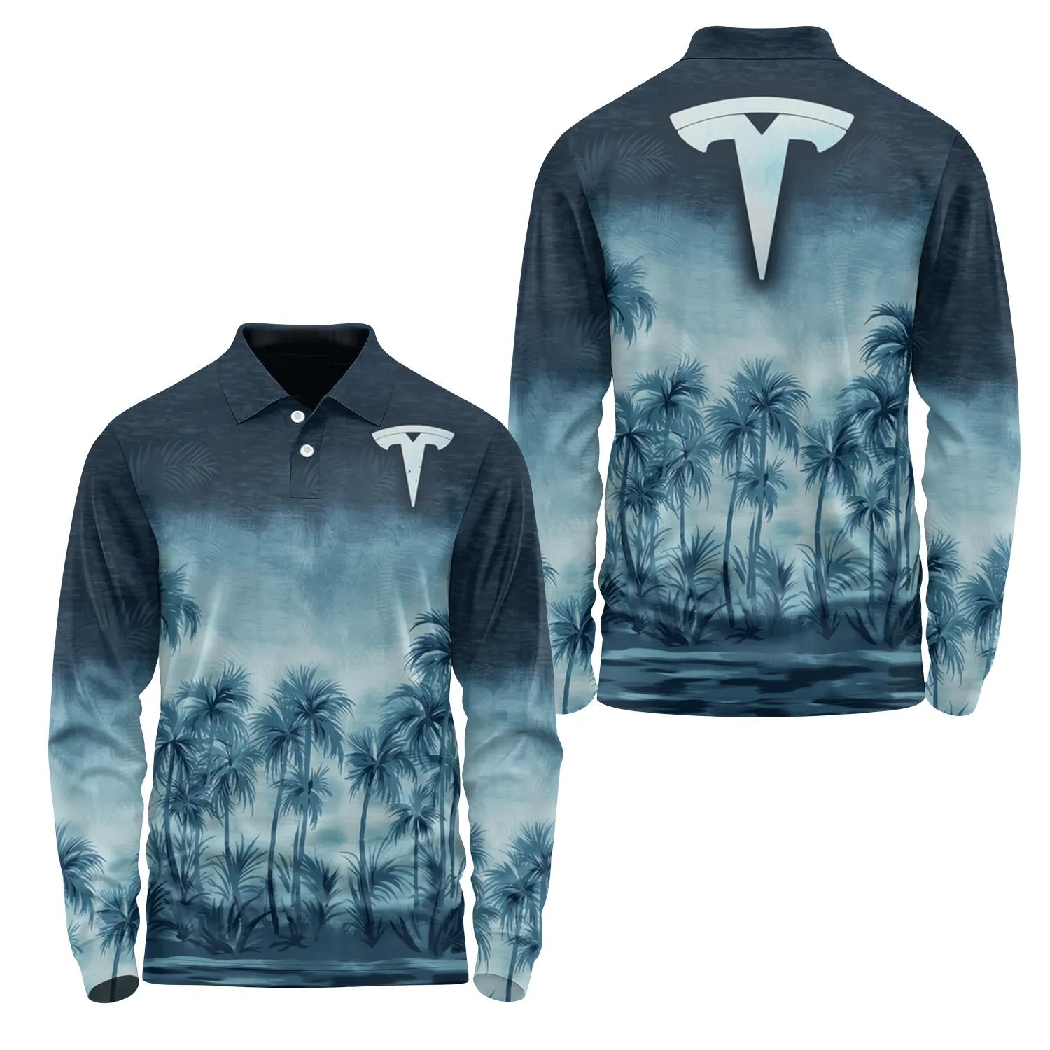 Tesla Long Sleeve Polo SHW021