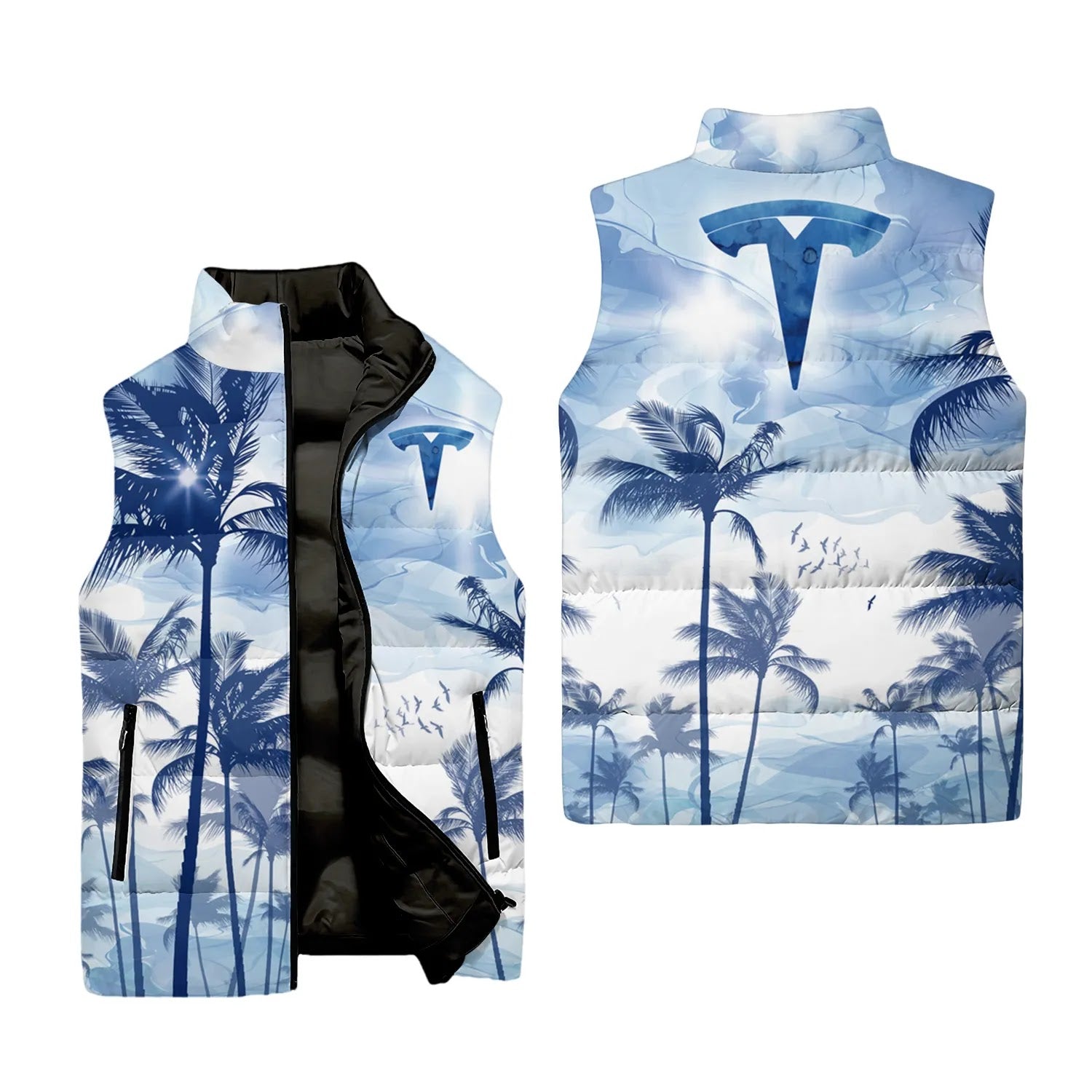 Tesla Sleeveless Puffer Jacket SHW004