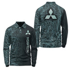 Mitsubishi Long Sleeve Polo SHW008