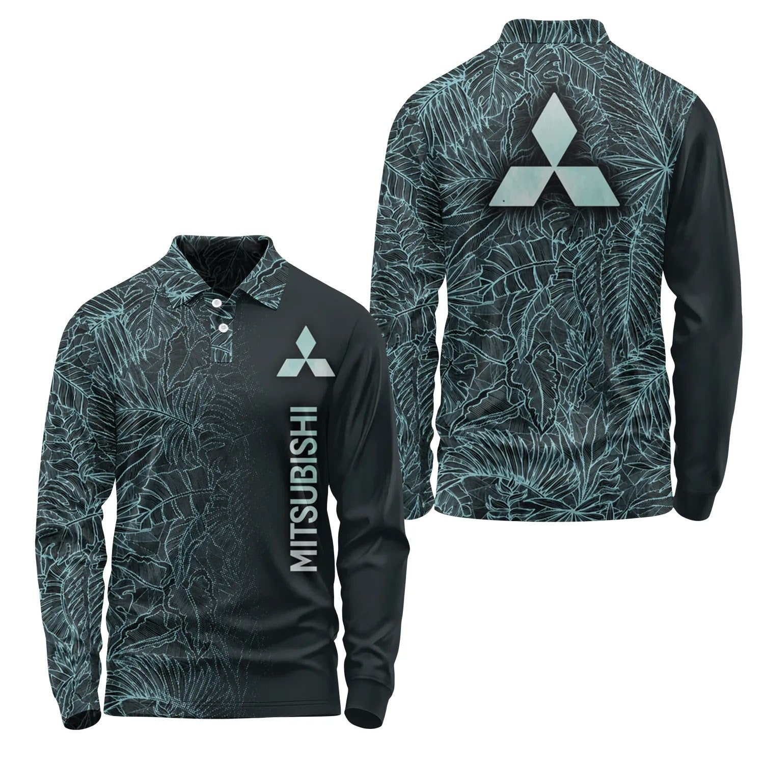 Mitsubishi Long Sleeve Polo SHW008