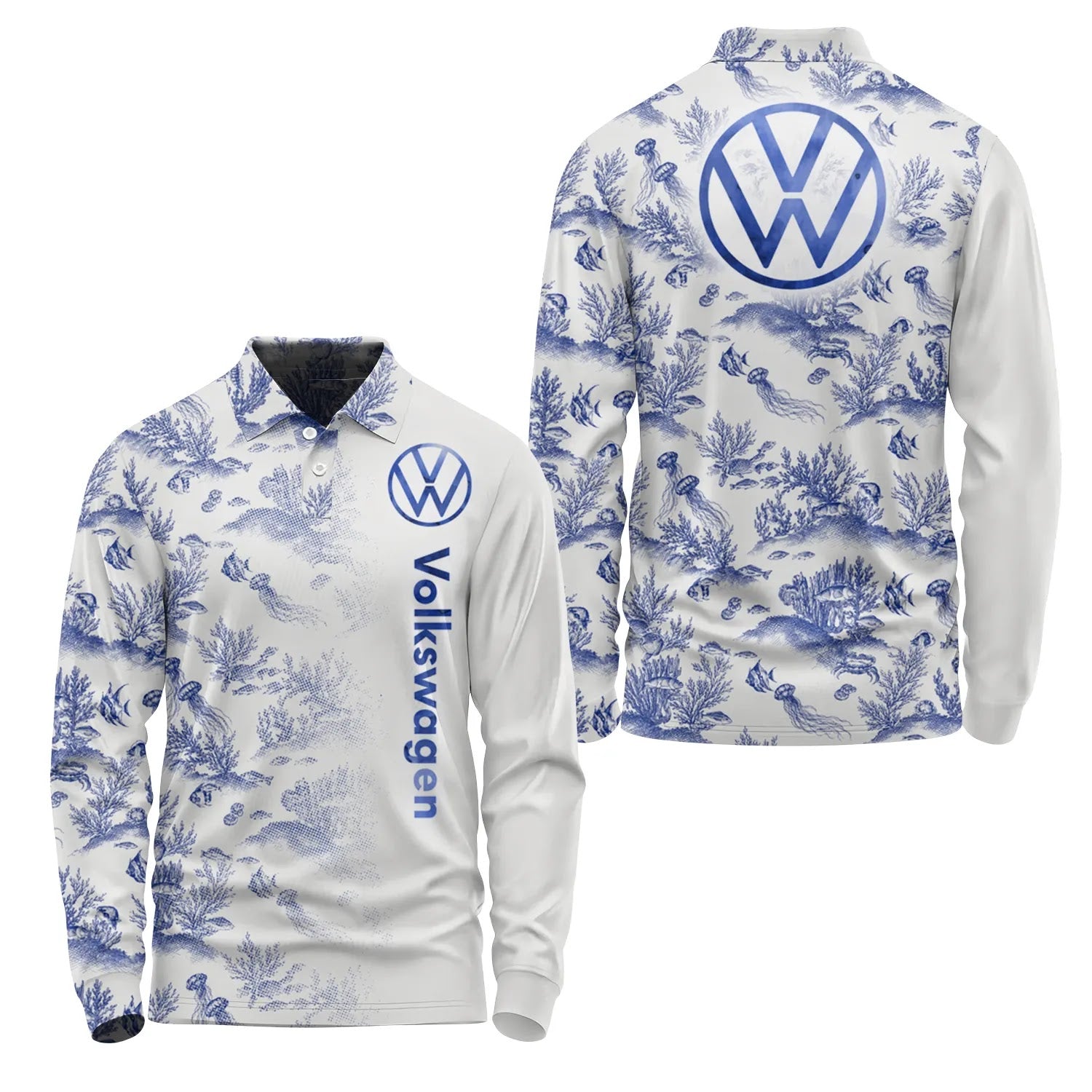Volkswagen Long Sleeve Polo SHW009