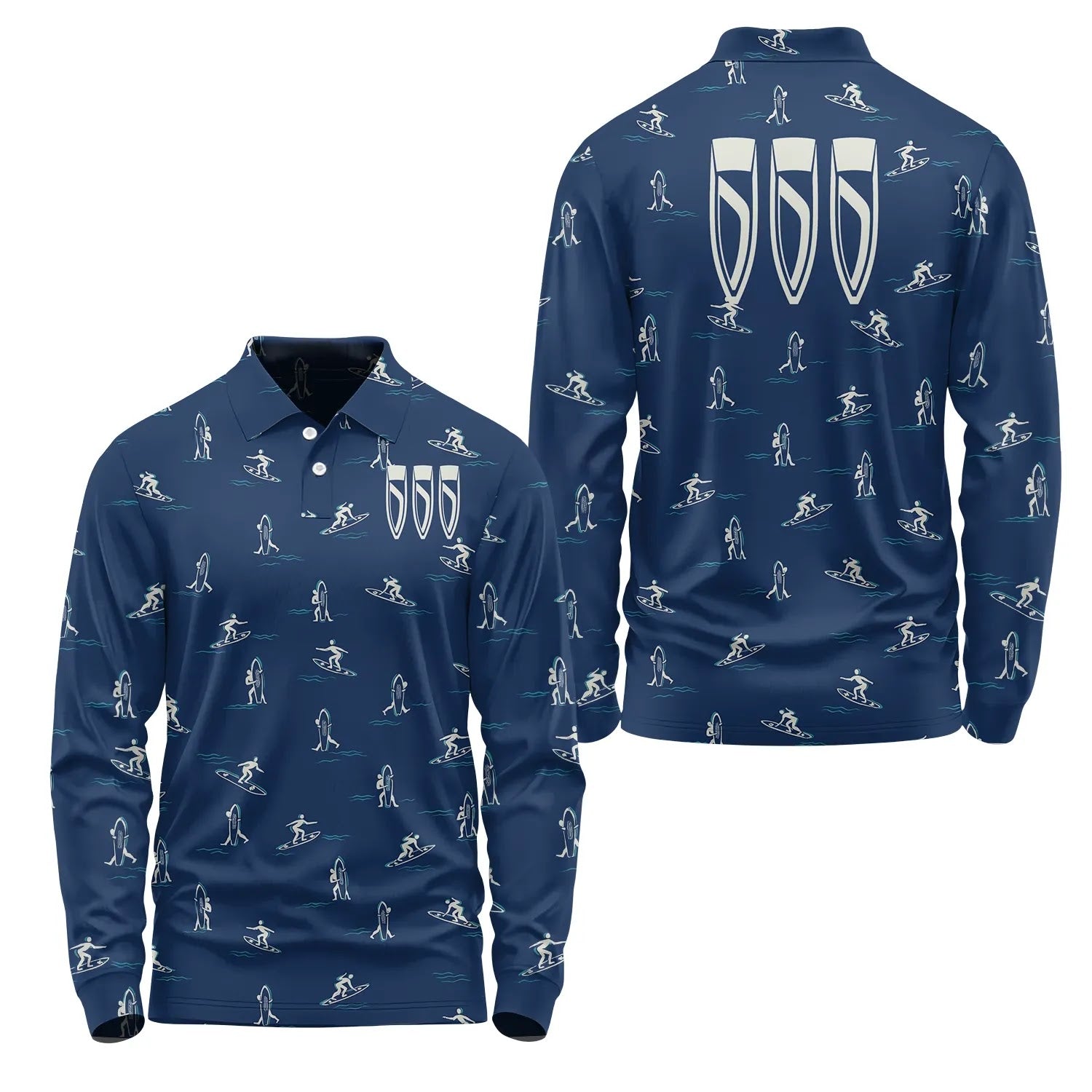 Buick Long Sleeve Polo SHW011
