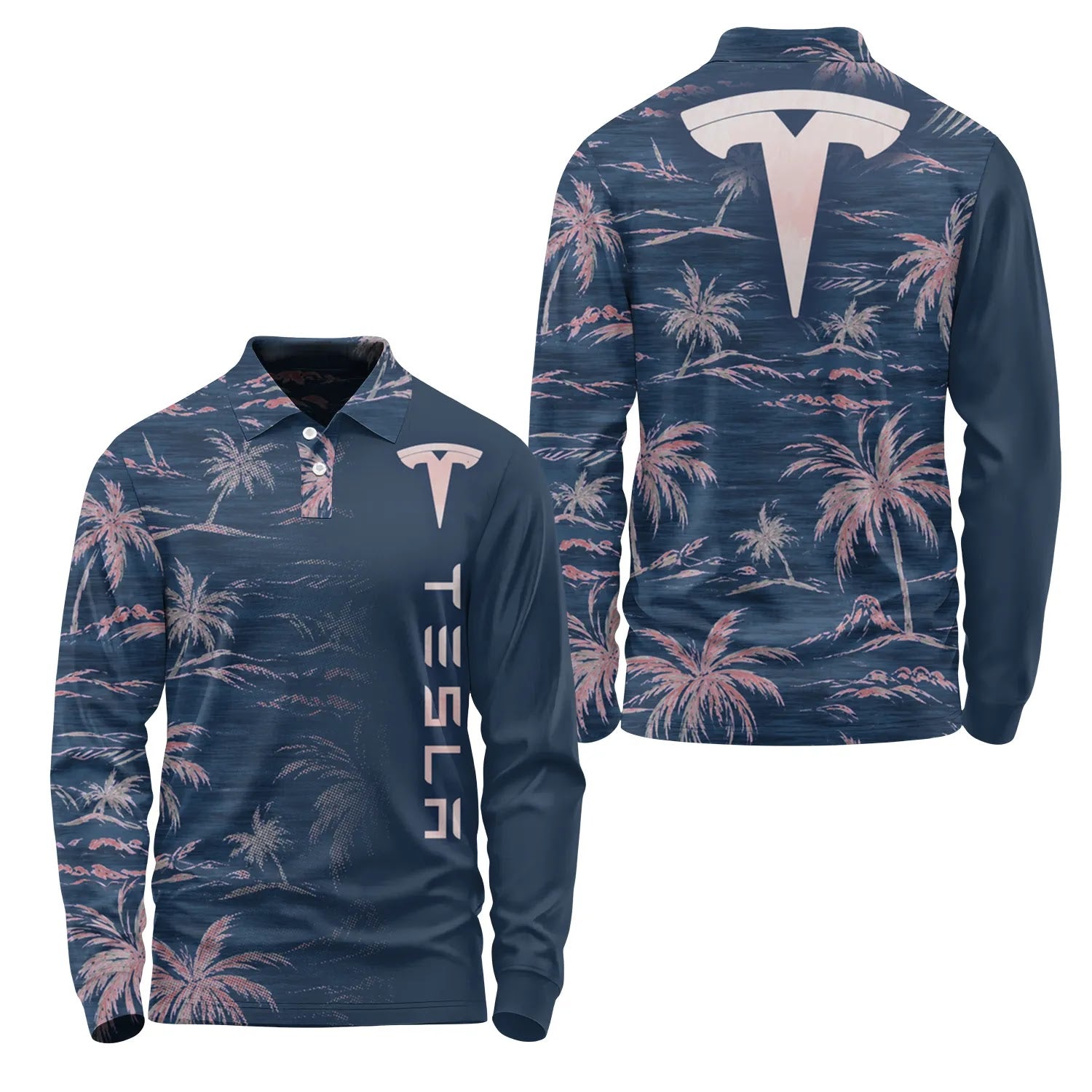 Tesla Long Sleeve Polo SHW013