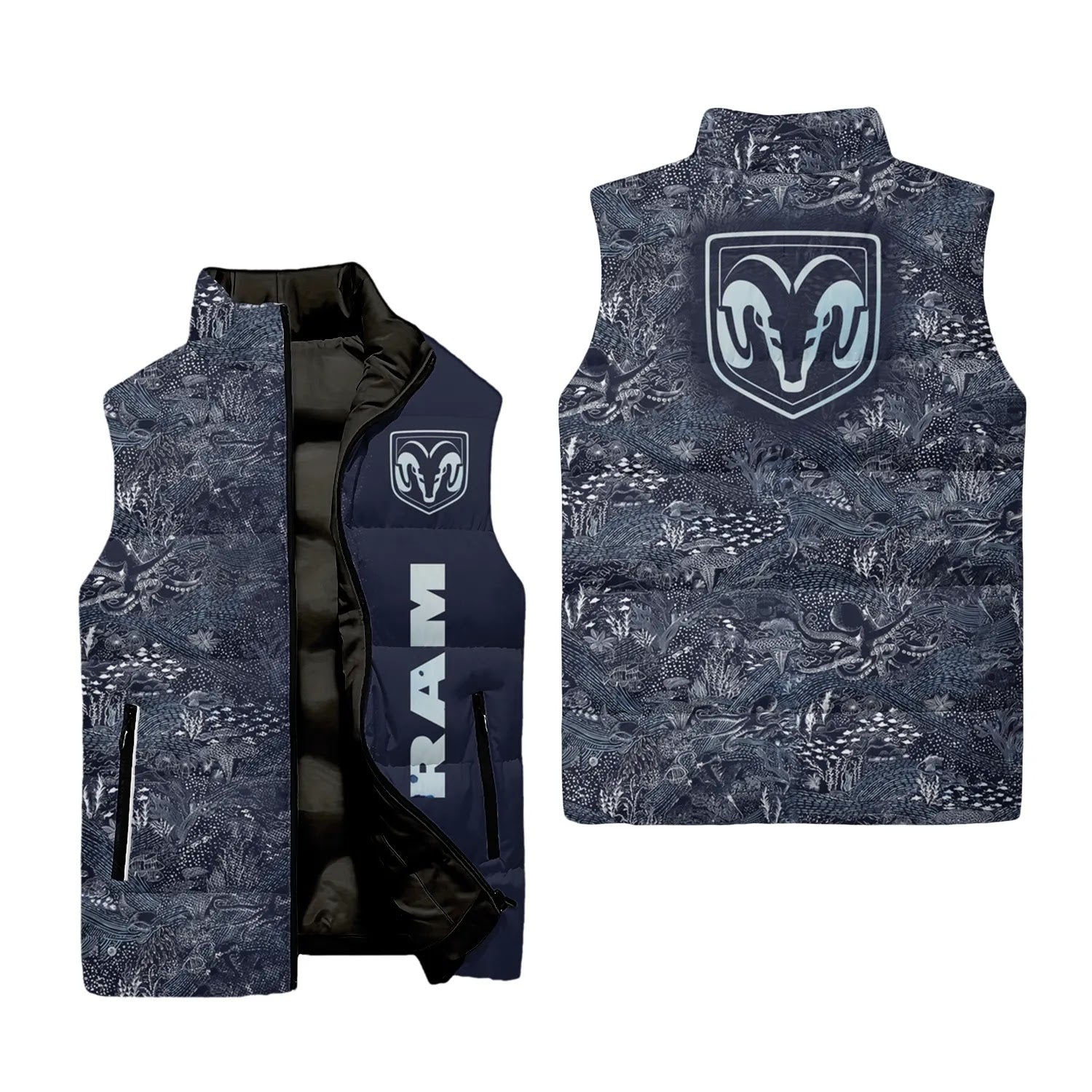 Ram Sleeveless Puffer Jacket SHW006