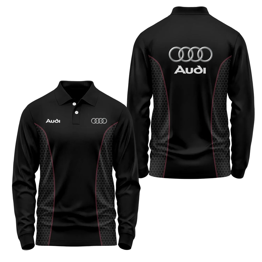 Audi Long Sleeve Polo SC072