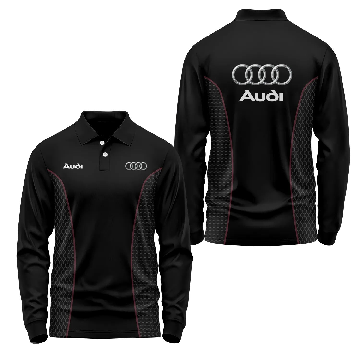Audi Long Sleeve Polo SC072