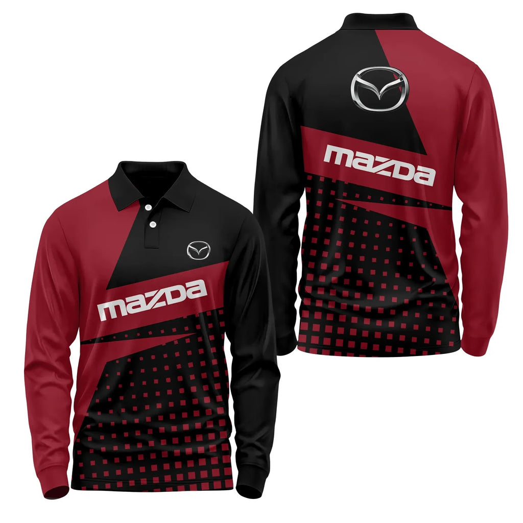 Mazda Long Sleeve Polo SC083