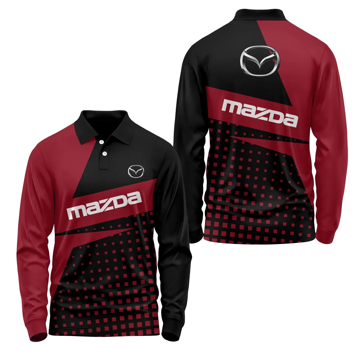 Mazda Long Sleeve Polo SC083