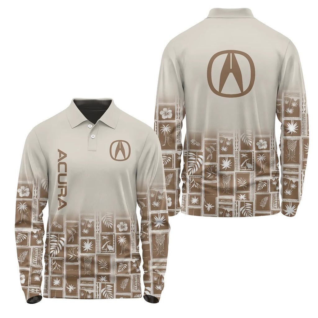 Acura Long Sleeve Polo SHW067