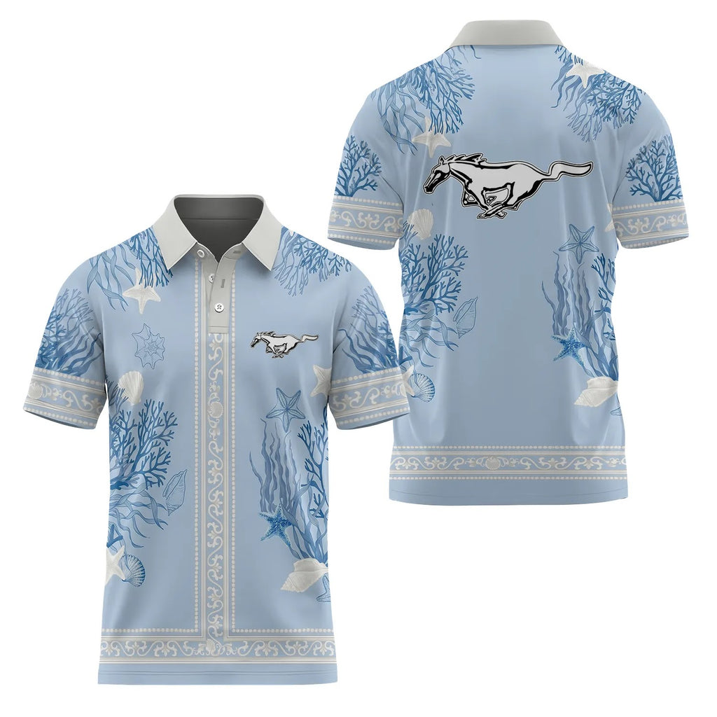 Ford Mustang Short Sleeve Polo SHW024