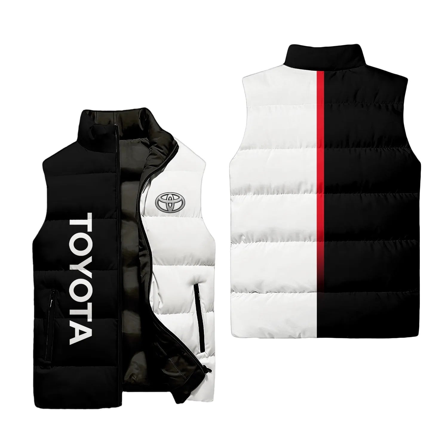 Toyota Sleeveless Puffer Jacket SC076