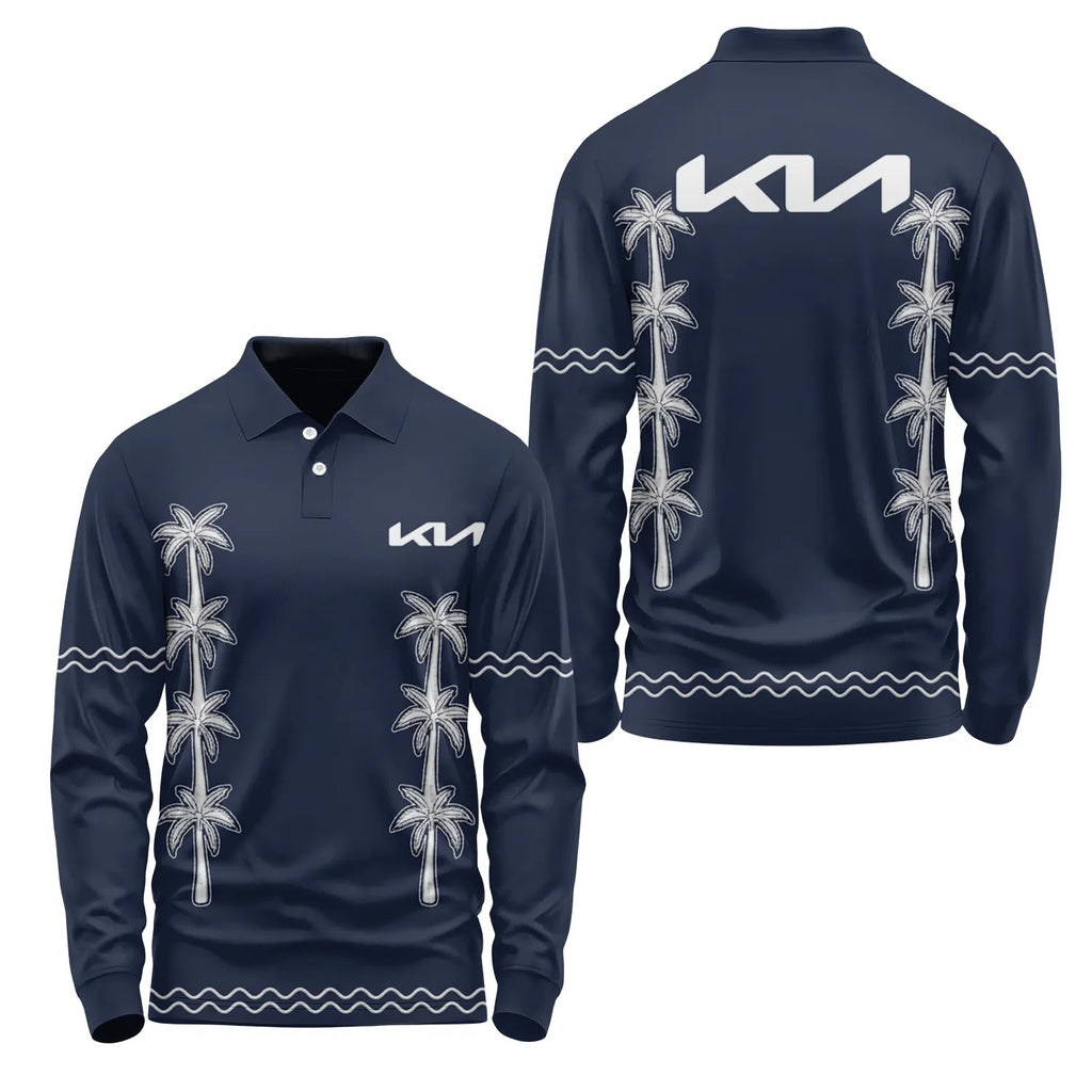 Kia Long Sleeve Polo SHW065
