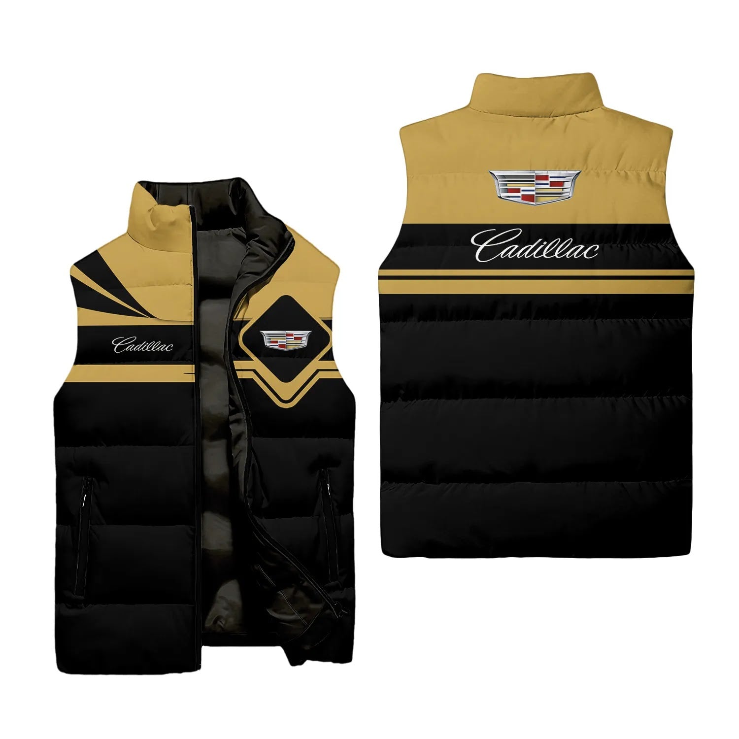 Cadillac Sleeveless Puffer Jacket SC066