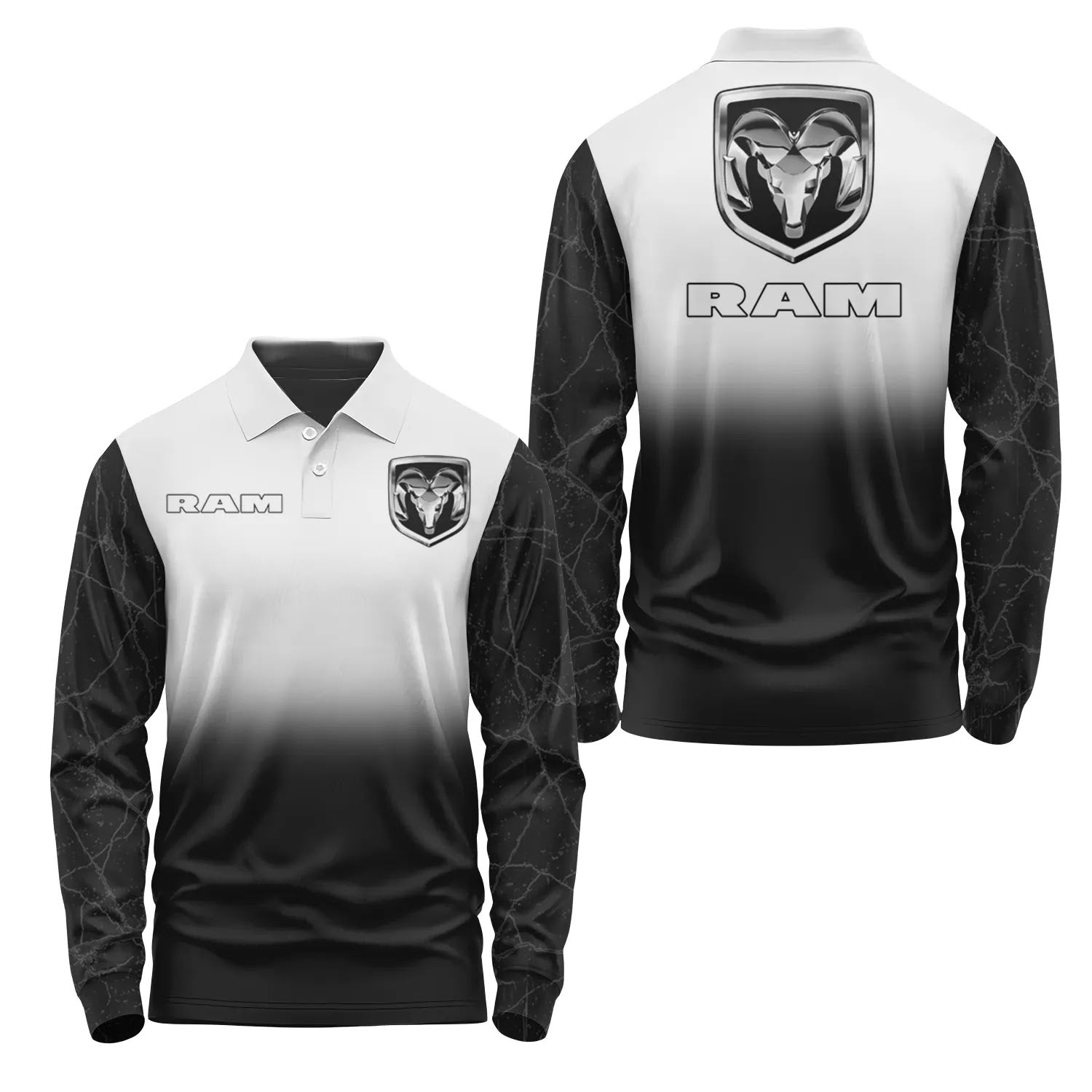 Ram Long Sleeve Polo SC120