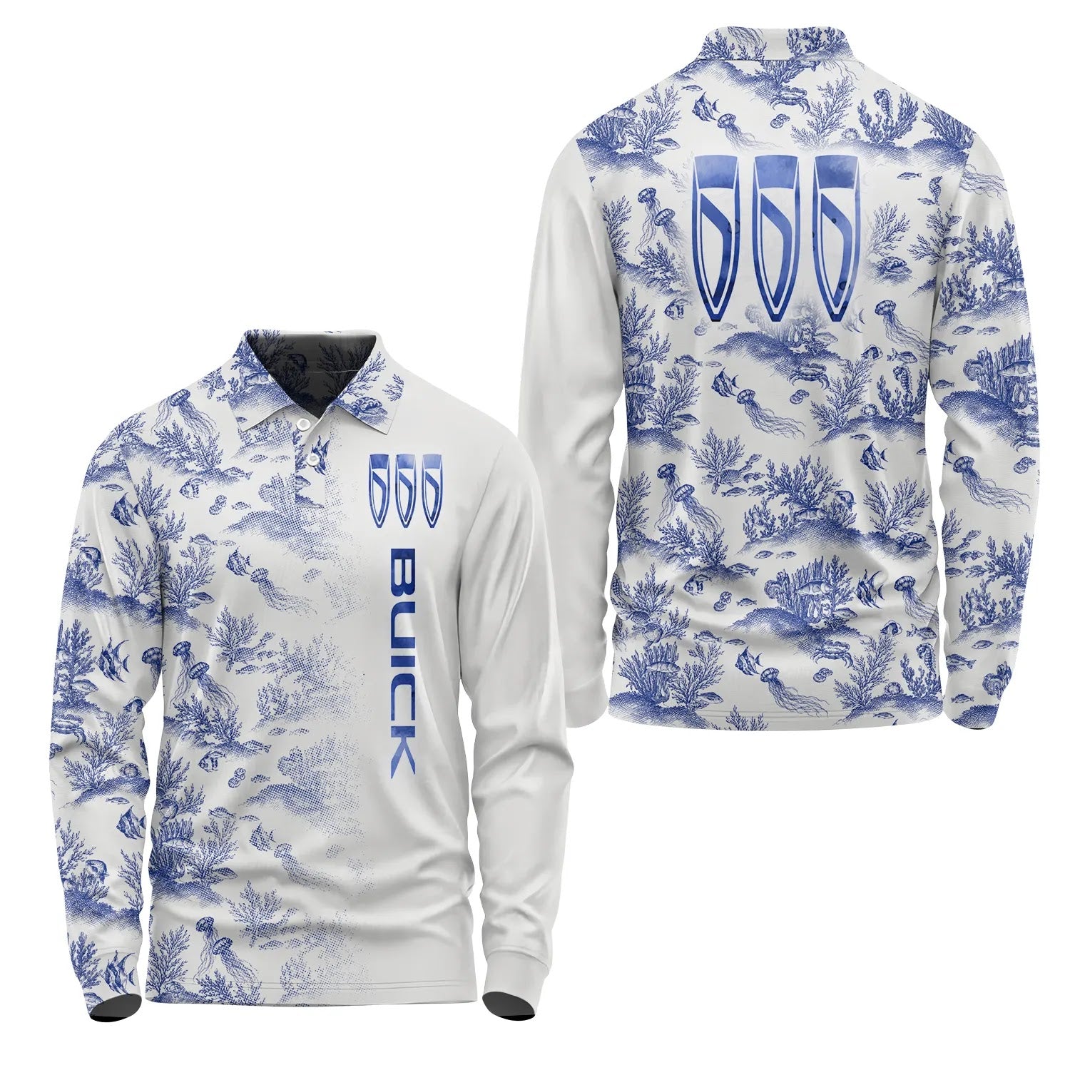 Buick Long Sleeve Polo SHW009