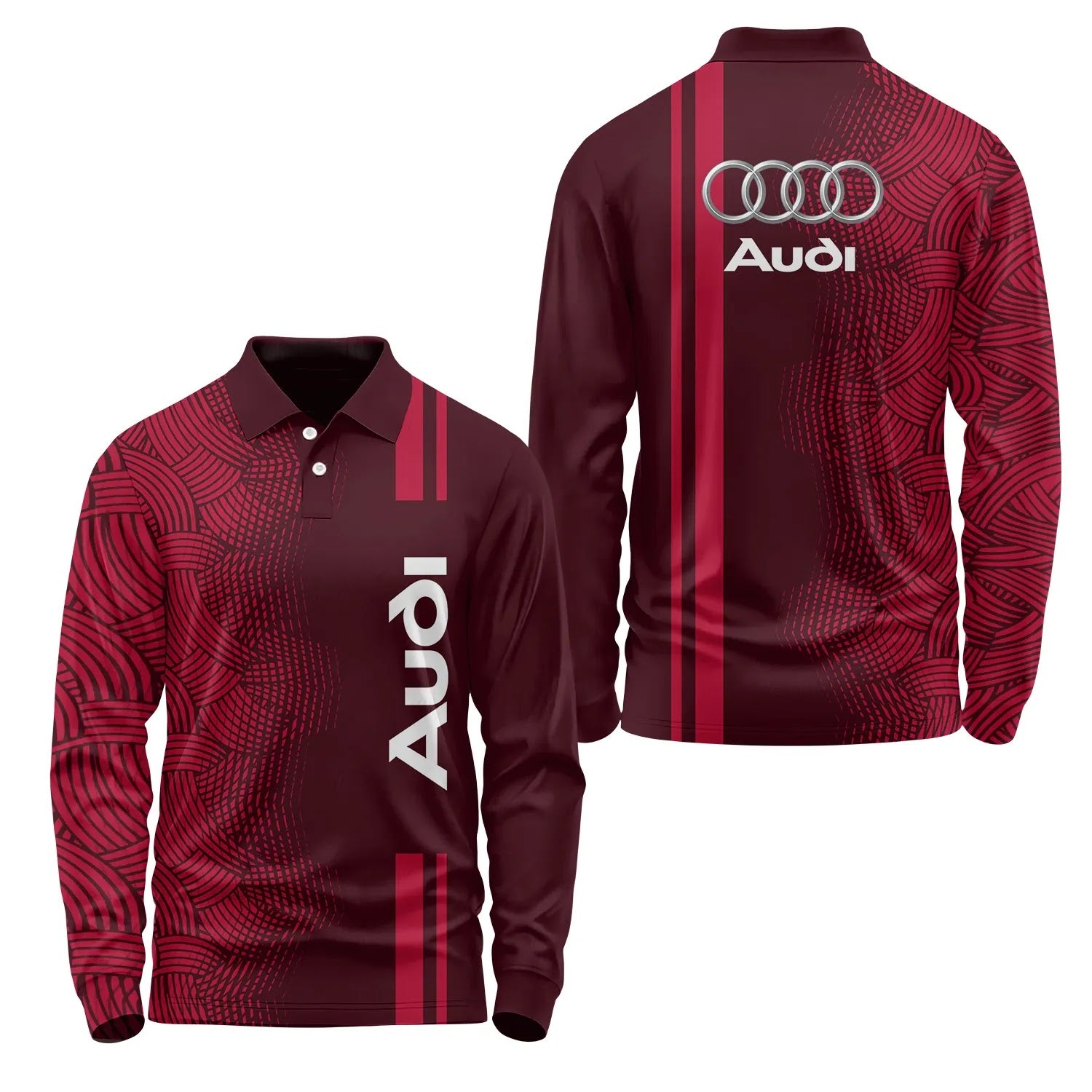 Audi Long Sleeve Polo SC084