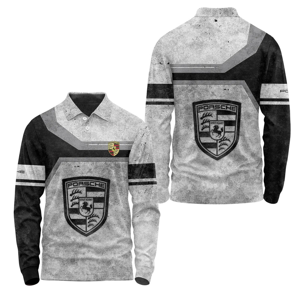 Porsche Long Sleeve Polo SC086