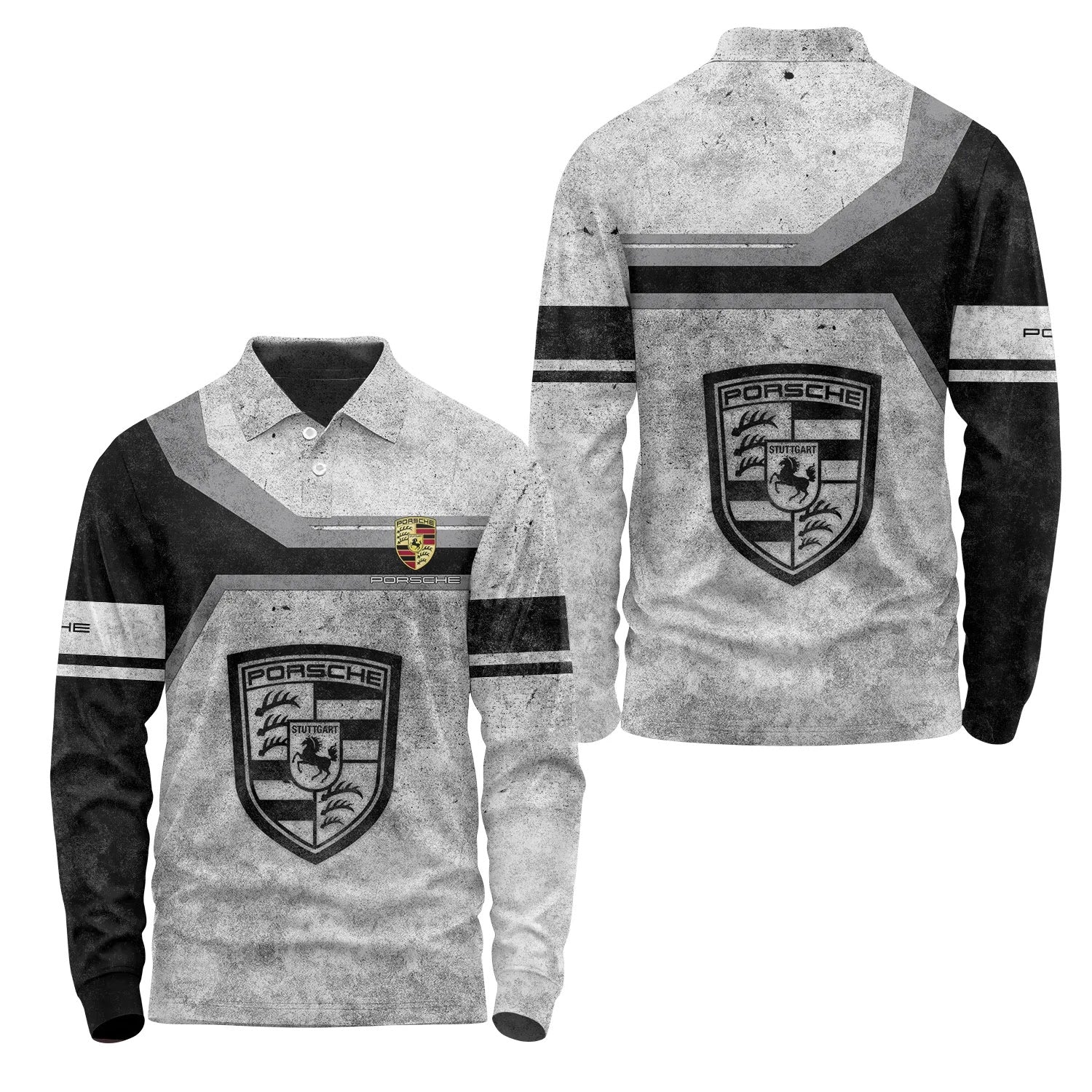 Porsche Long Sleeve Polo SC086