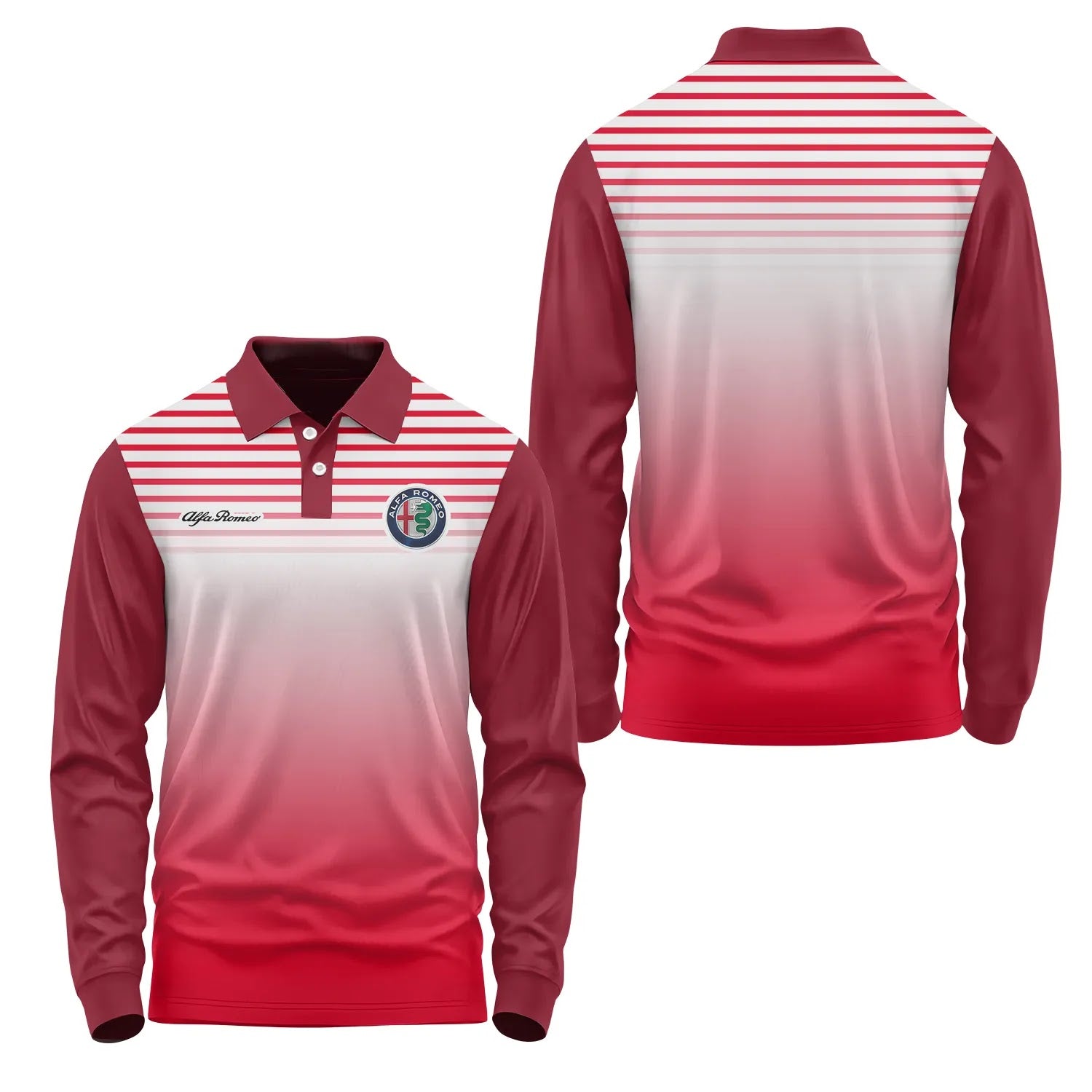 Alfa Romeo Long Sleeve Polo SC107