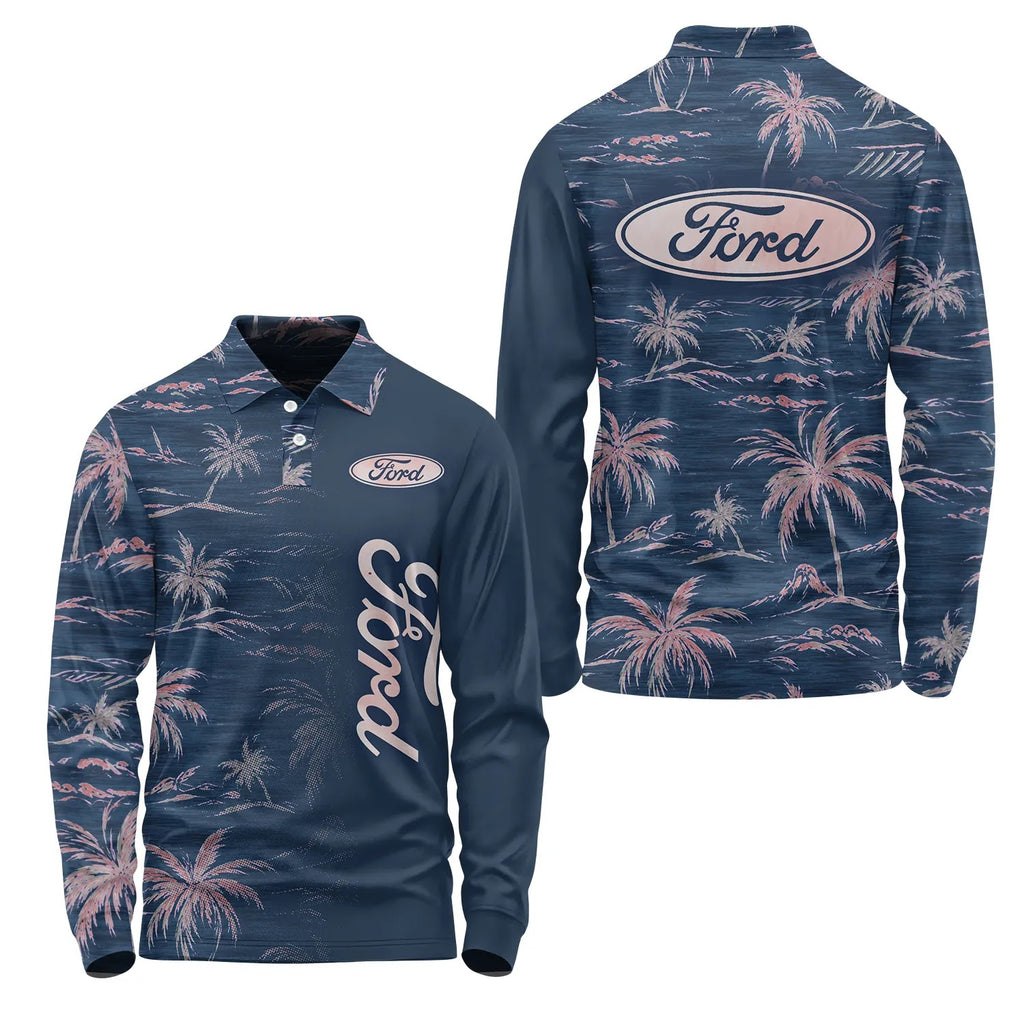 Ford Long Sleeve Polo SHW013