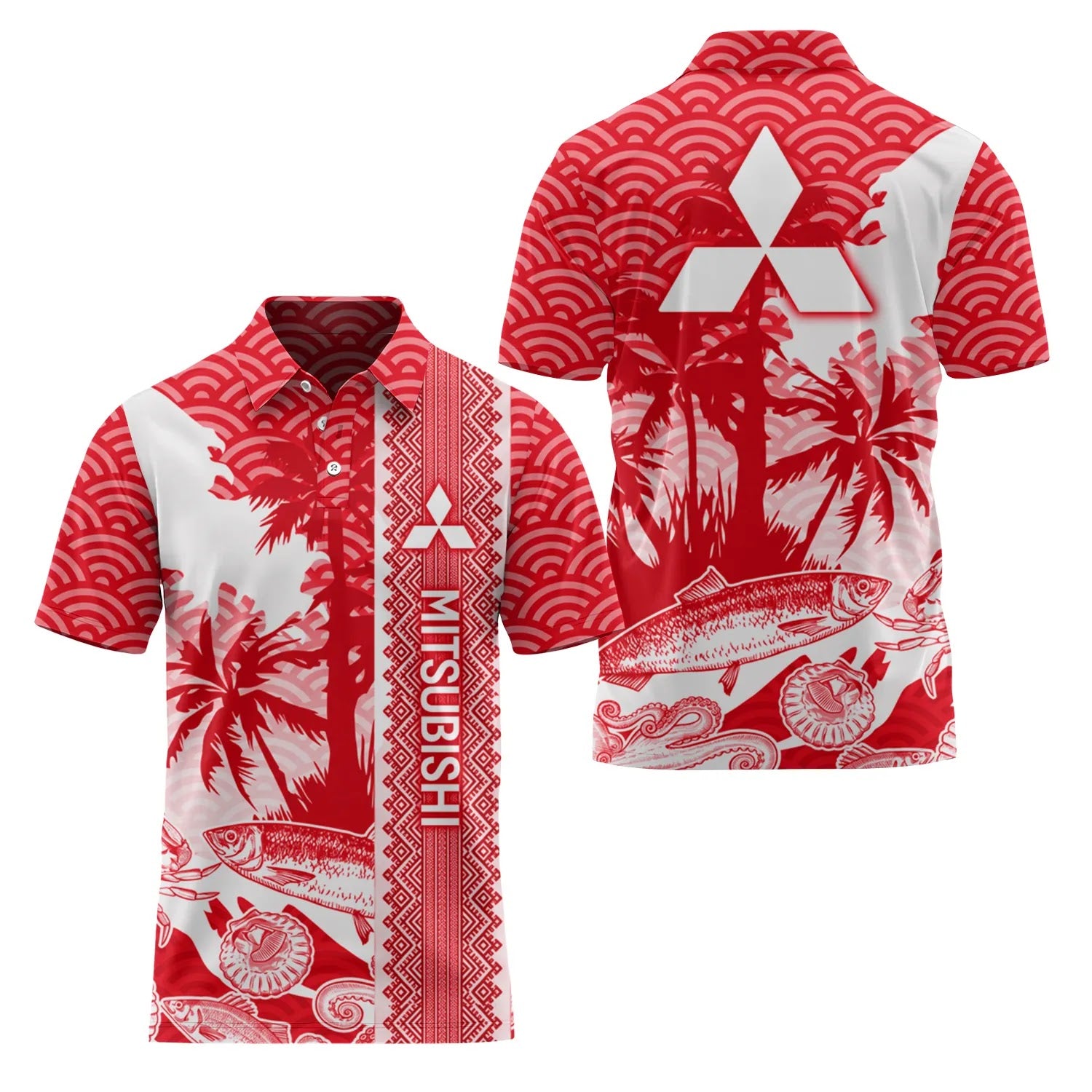 Mitsubishi Short Sleeve Polo SHW038