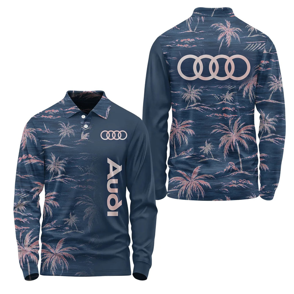 Audi Long Sleeve Polo SHW013