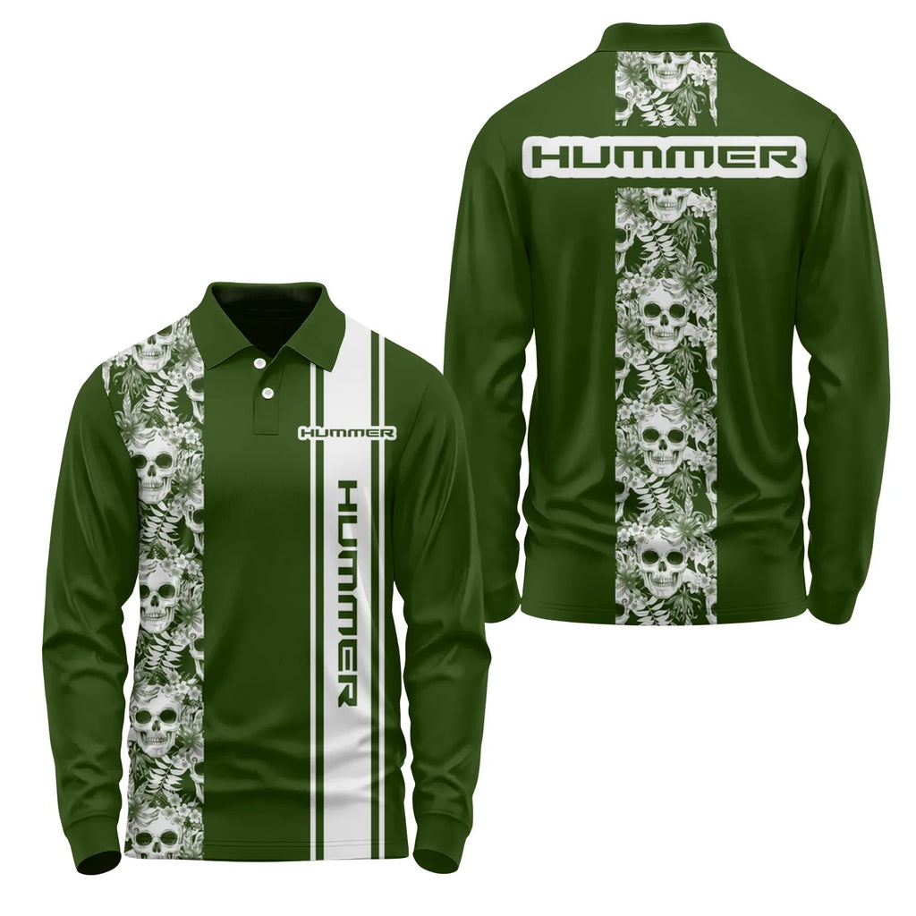 Hummer Long Sleeve Polo SHW042