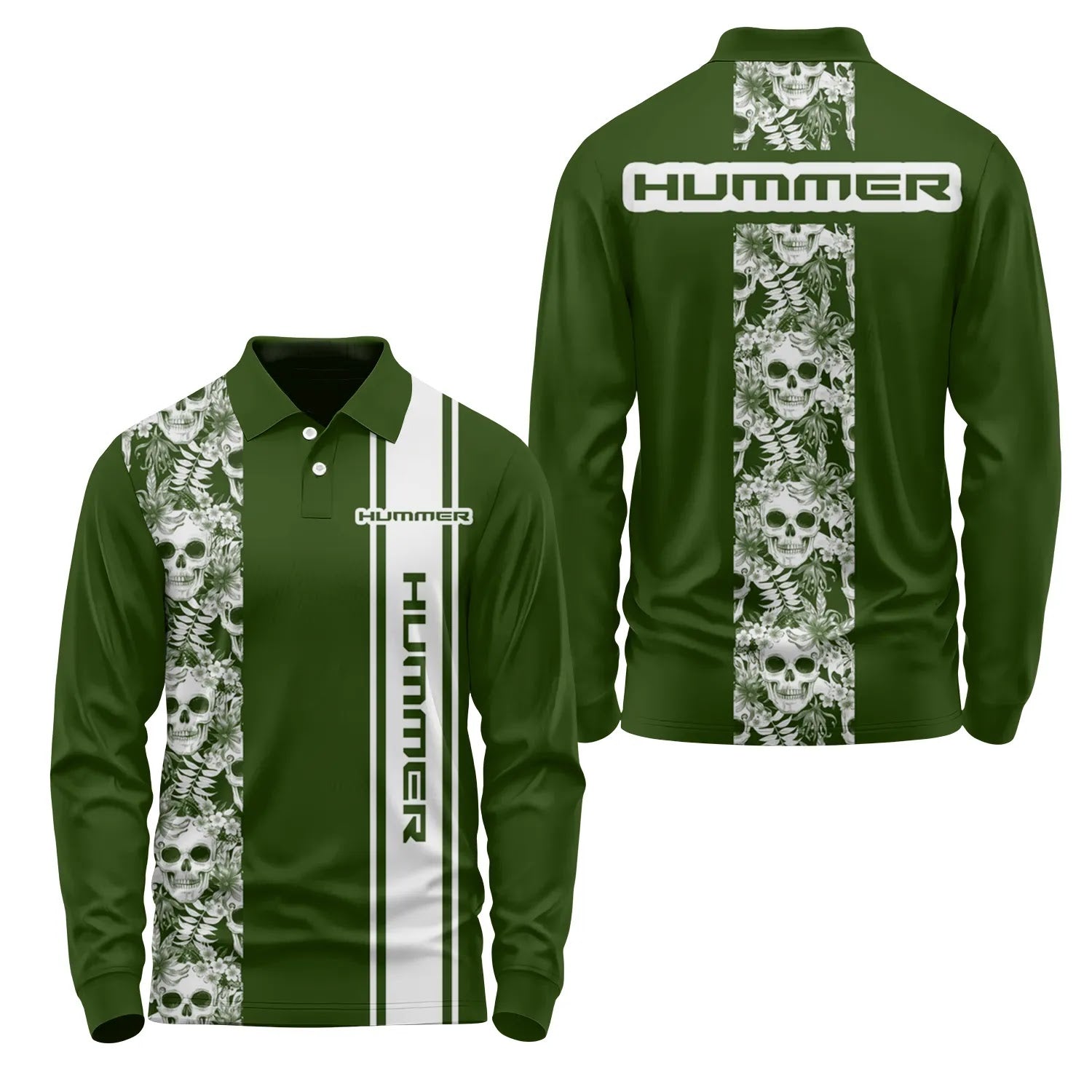 Hummer Long Sleeve Polo SHW042