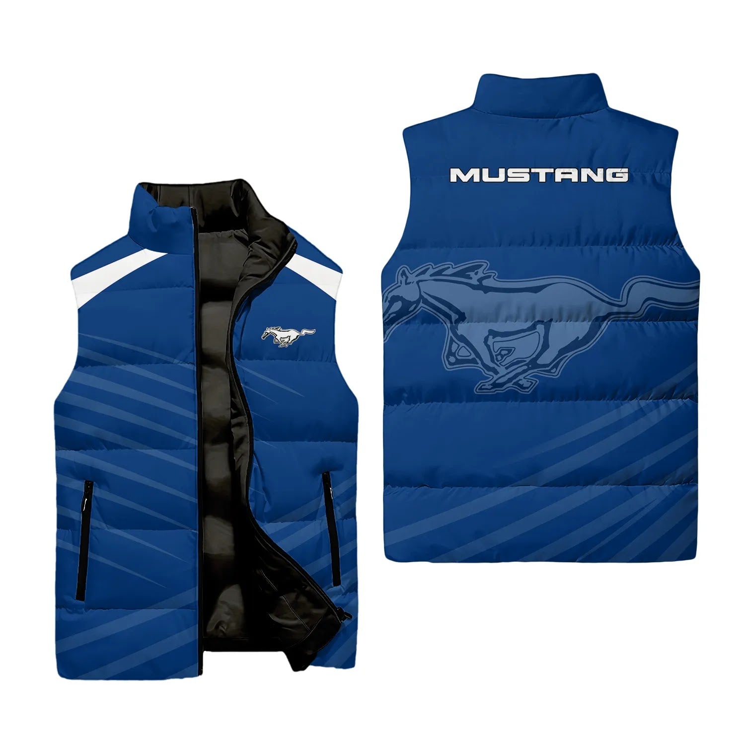 Ford Mustang Sleeveless Puffer Jacket SC082