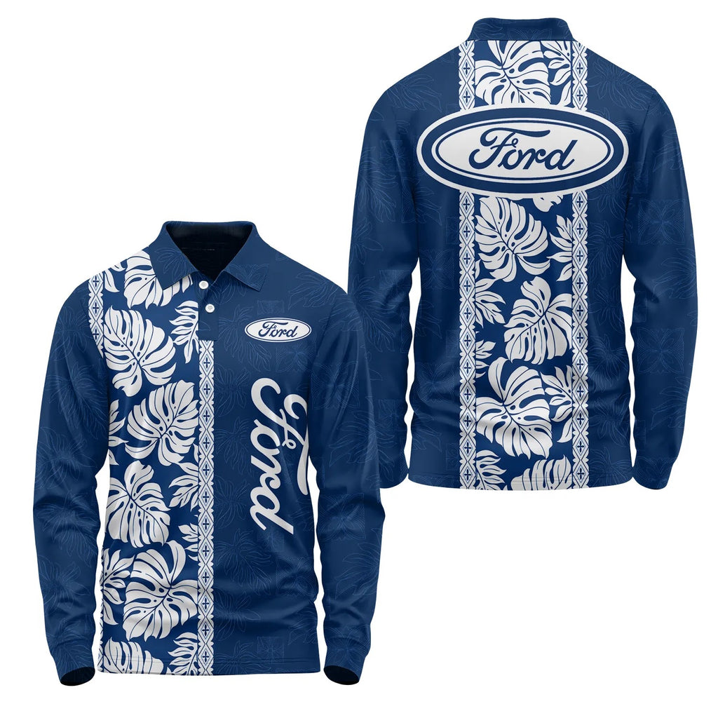 Ford Long Sleeve Polo SHW046