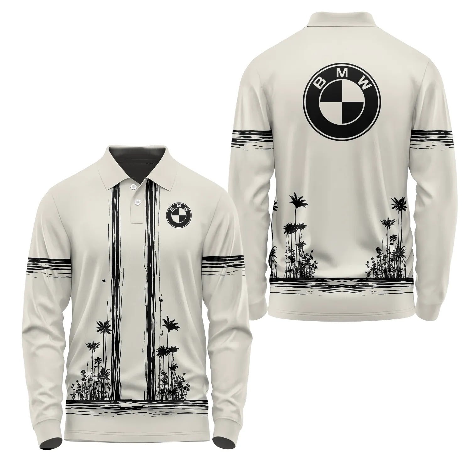 BMW Long Sleeve Polo SHW043