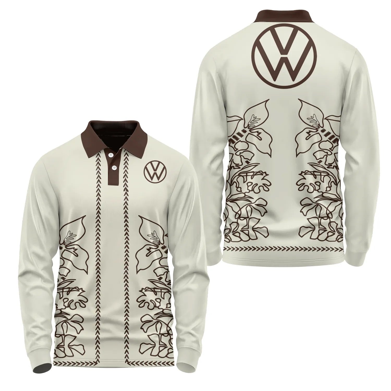 Volkswagen Long Sleeve Polo SHW064