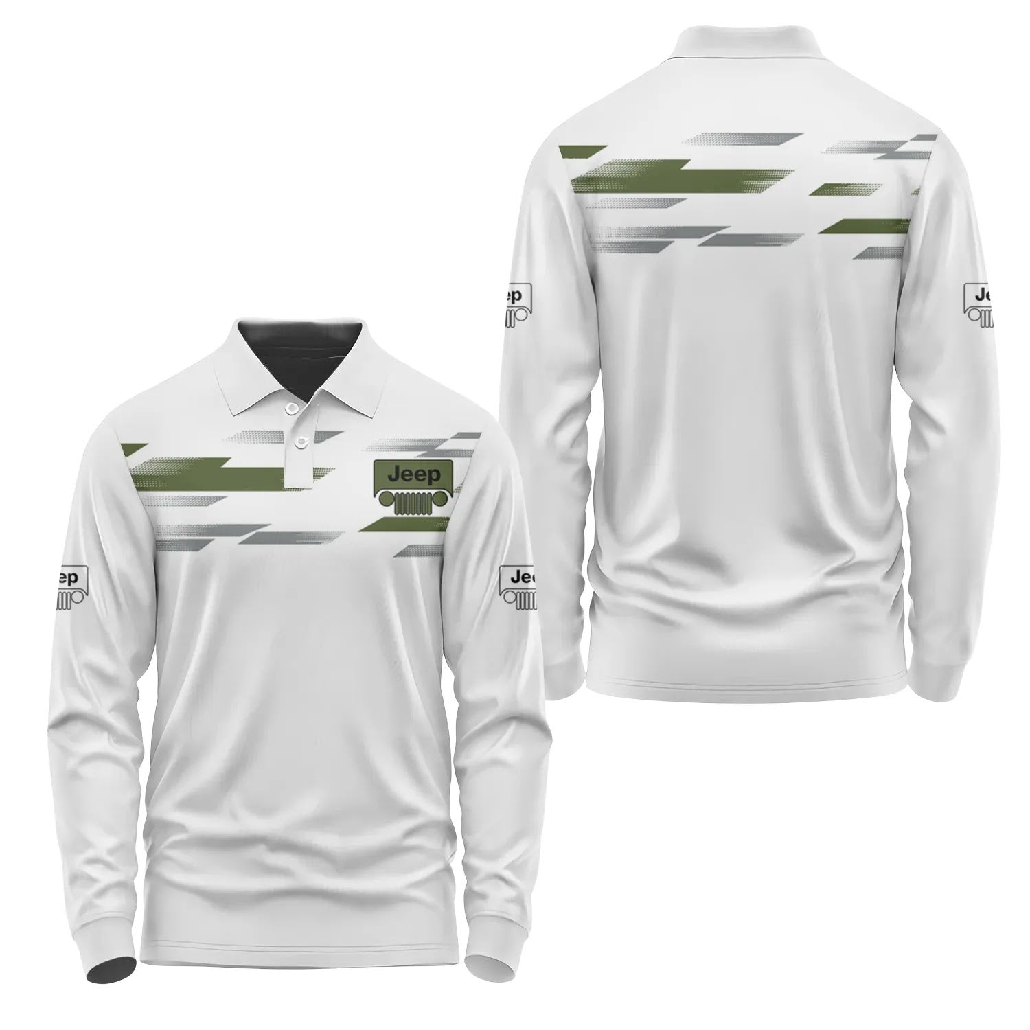 Jeep Long Sleeve Polo SC100-2