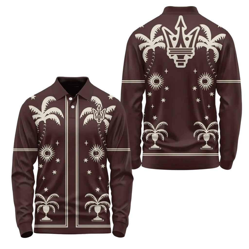 Maserati Long Sleeve Polo SHW066