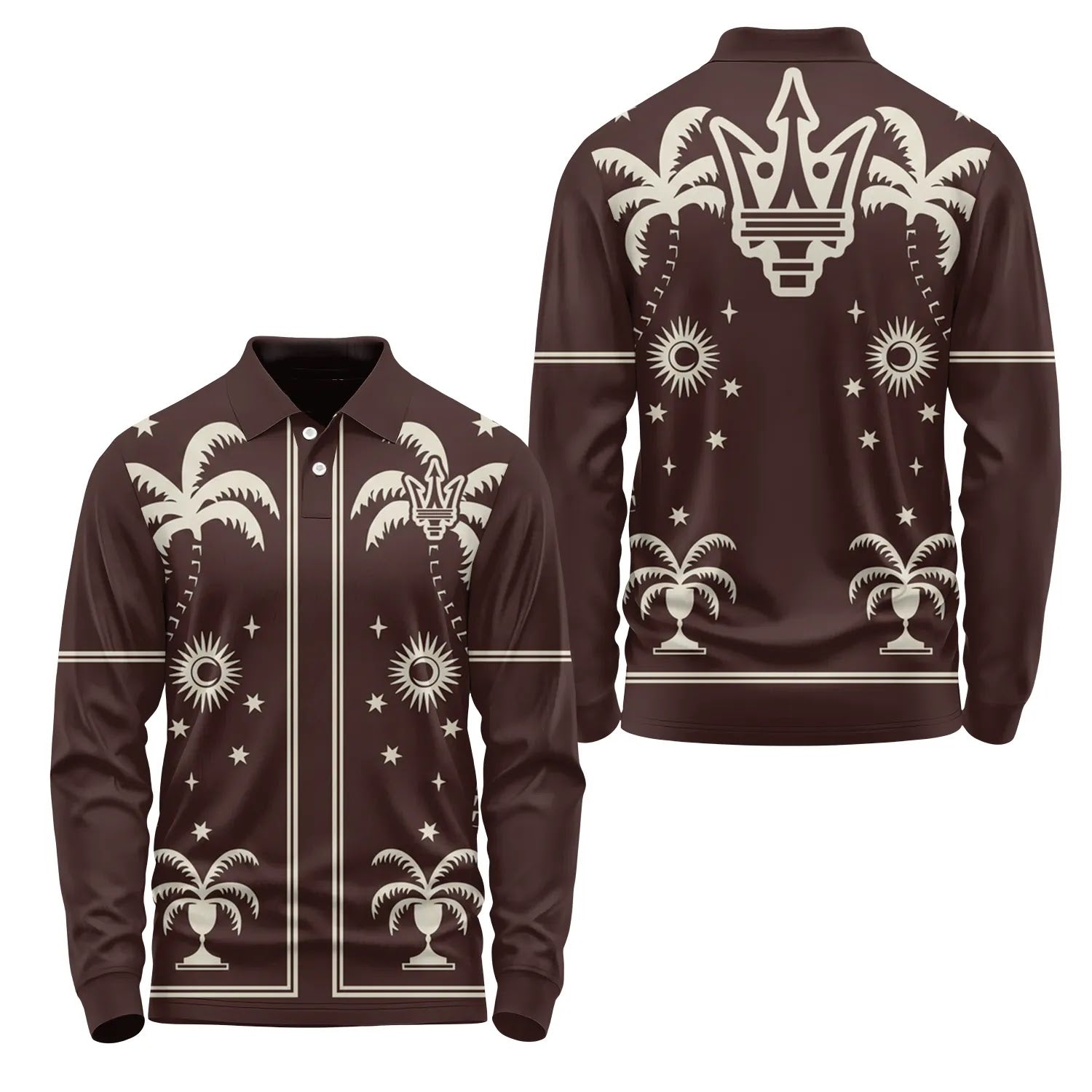 Maserati Long Sleeve Polo SHW066