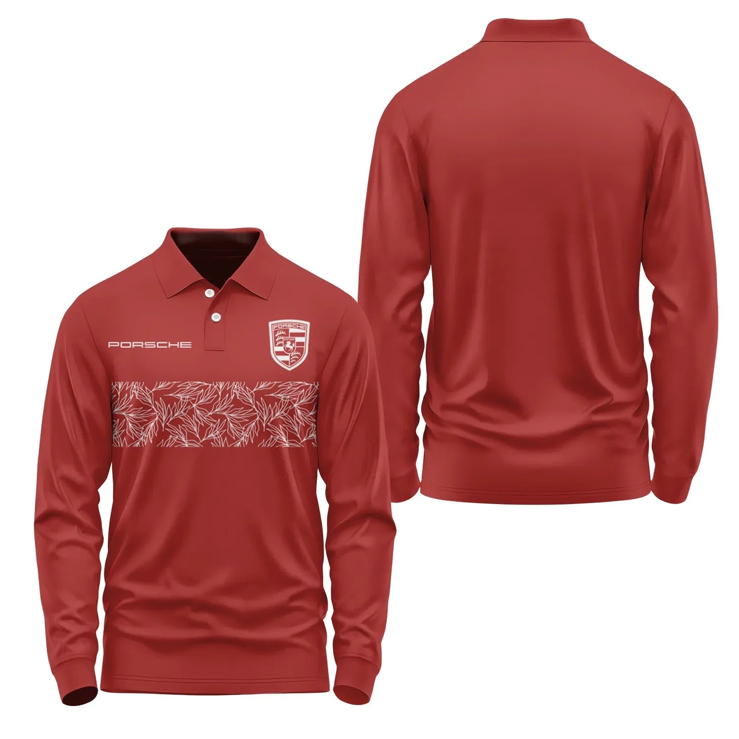 Porsche Long Sleeve Polo SC104