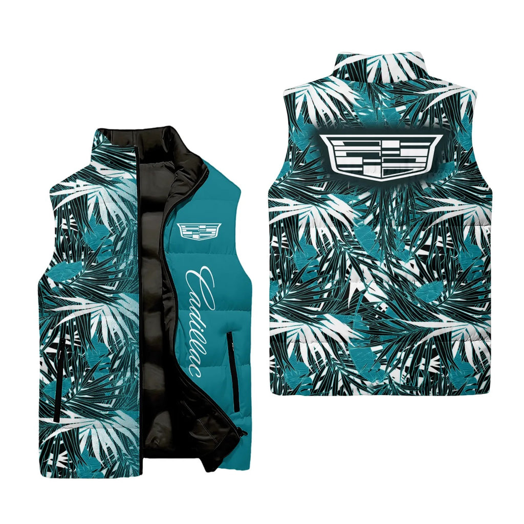 Cadillac Sleeveless Puffer Jacket SHW060