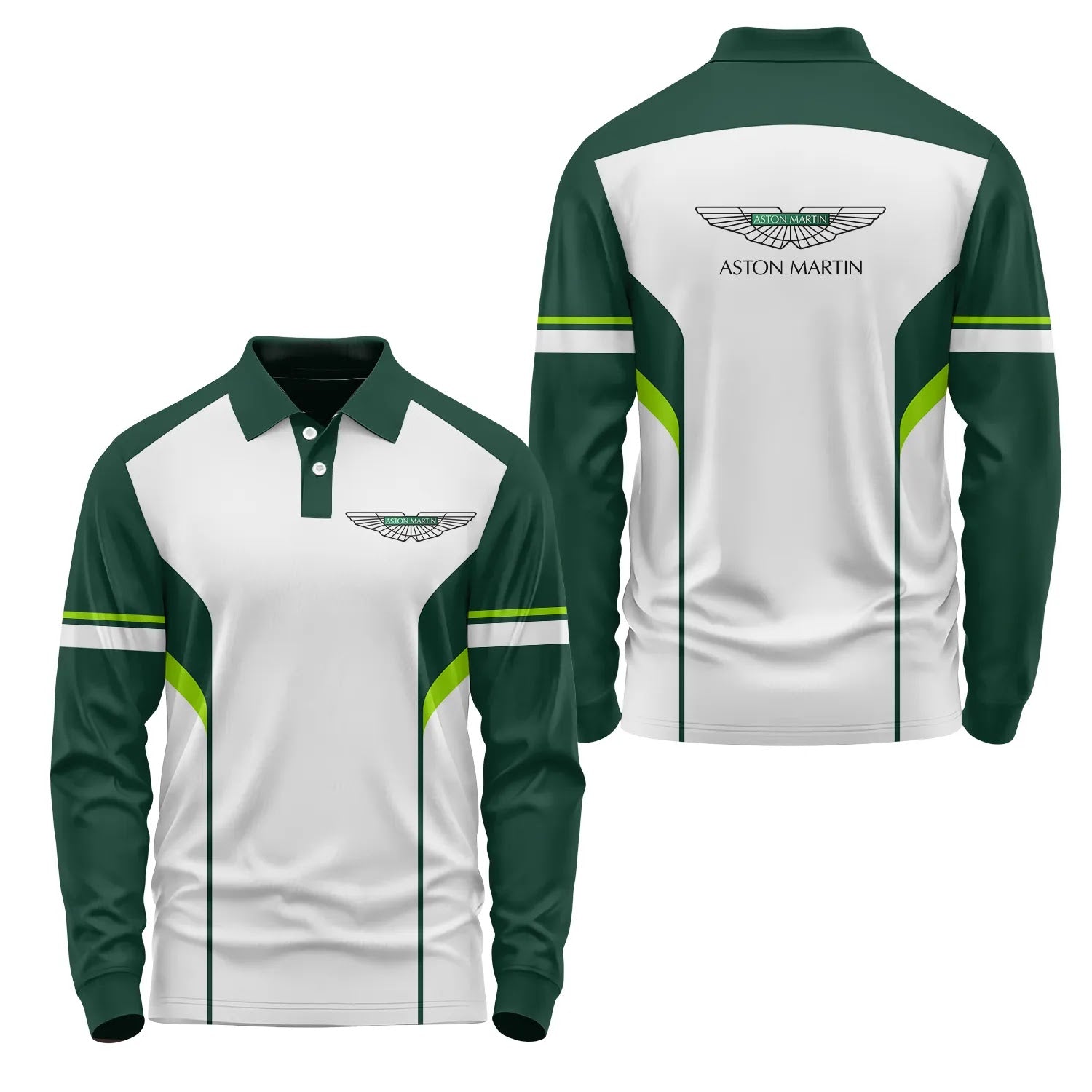 Aston Martin Long Sleeve Polo SC113