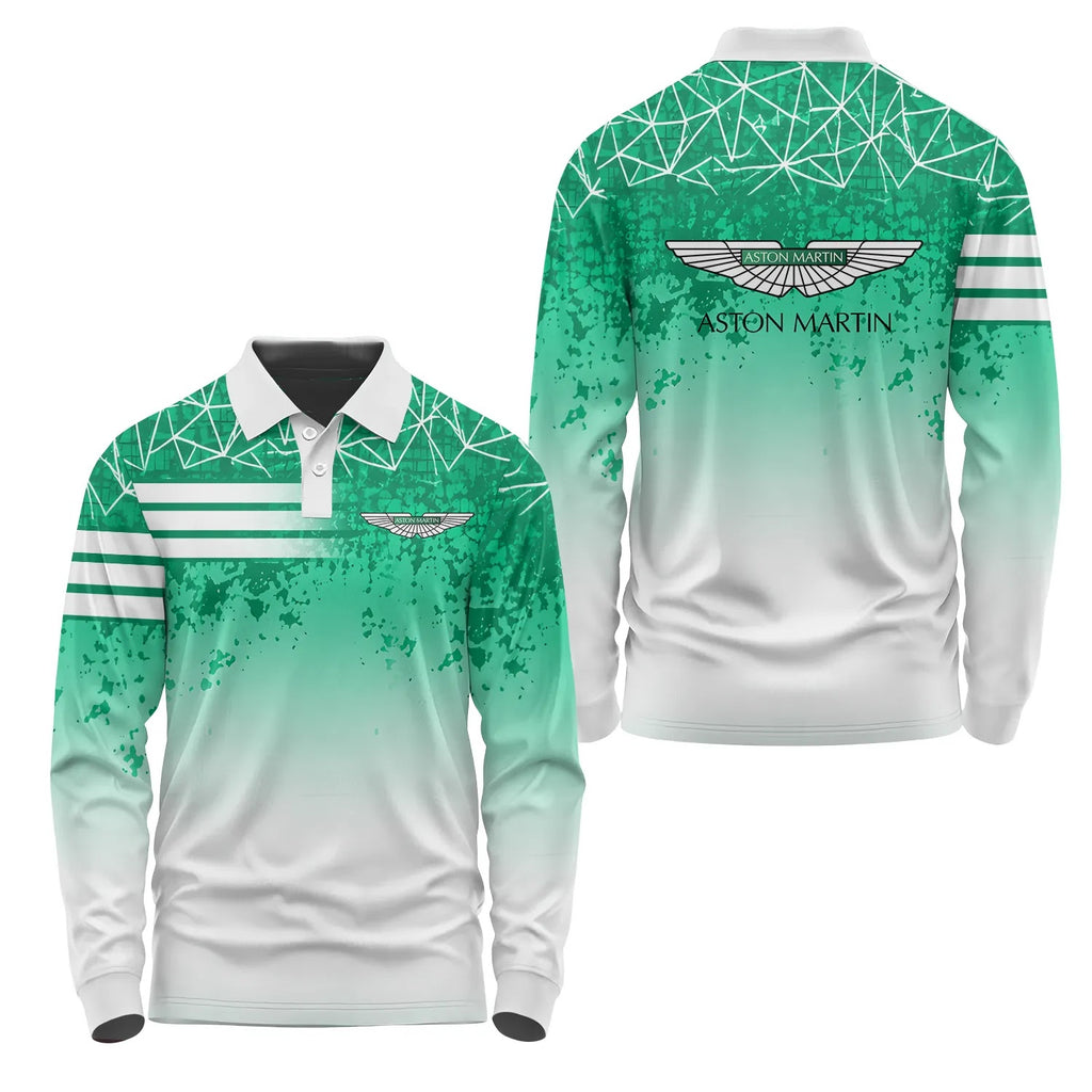 Aston Martin Long Sleeve Polo SC097