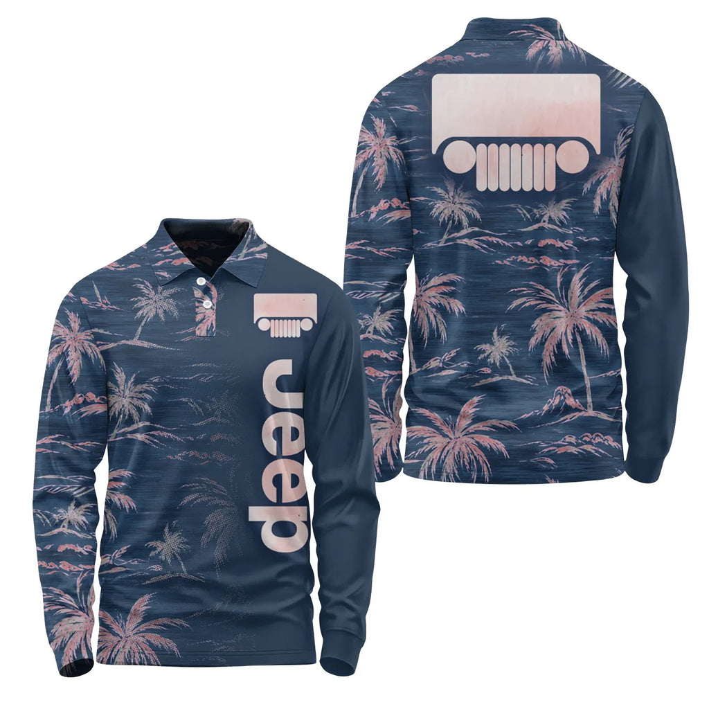 Jeep Long Sleeve Polo SHW013