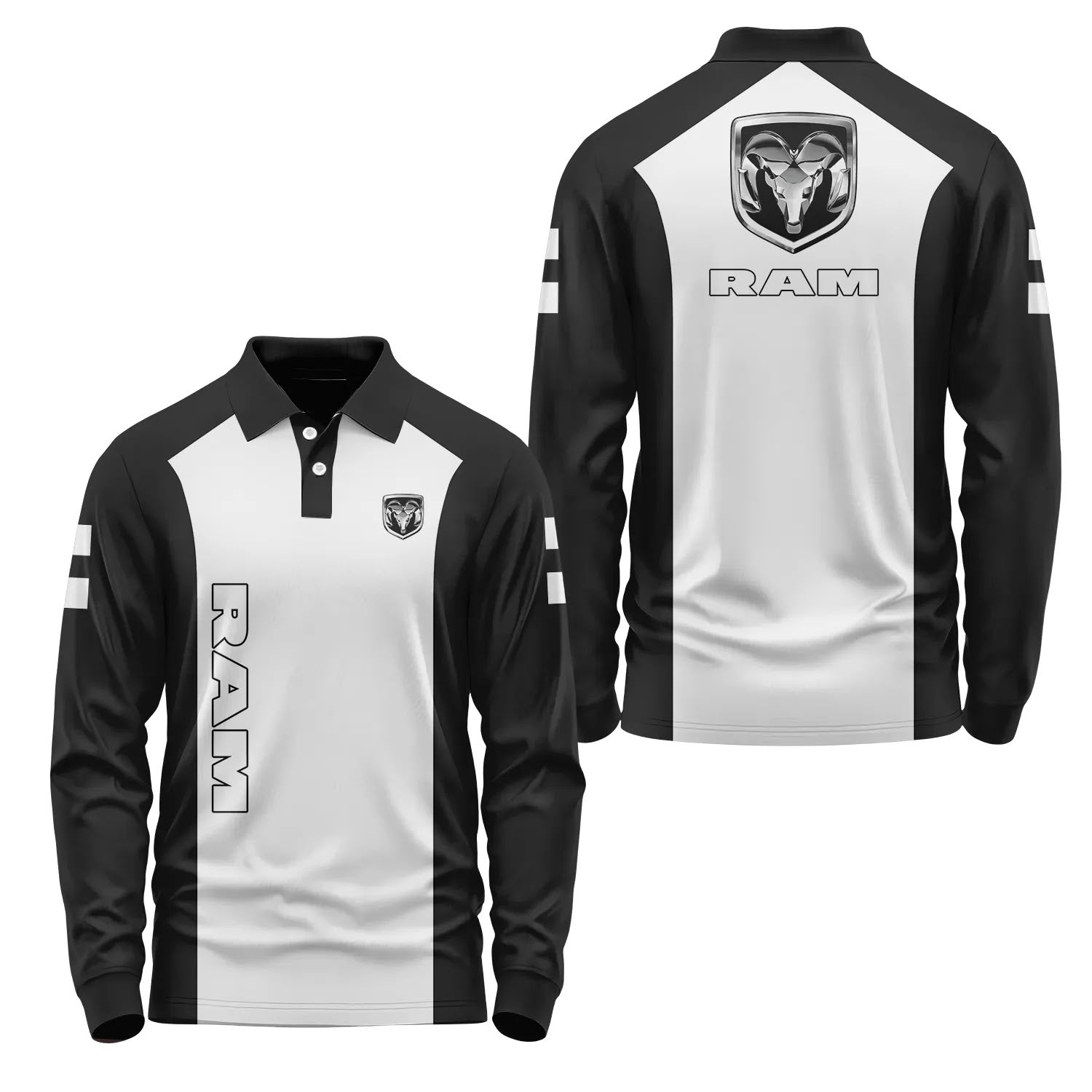 Ram Long Sleeve Polo SC078