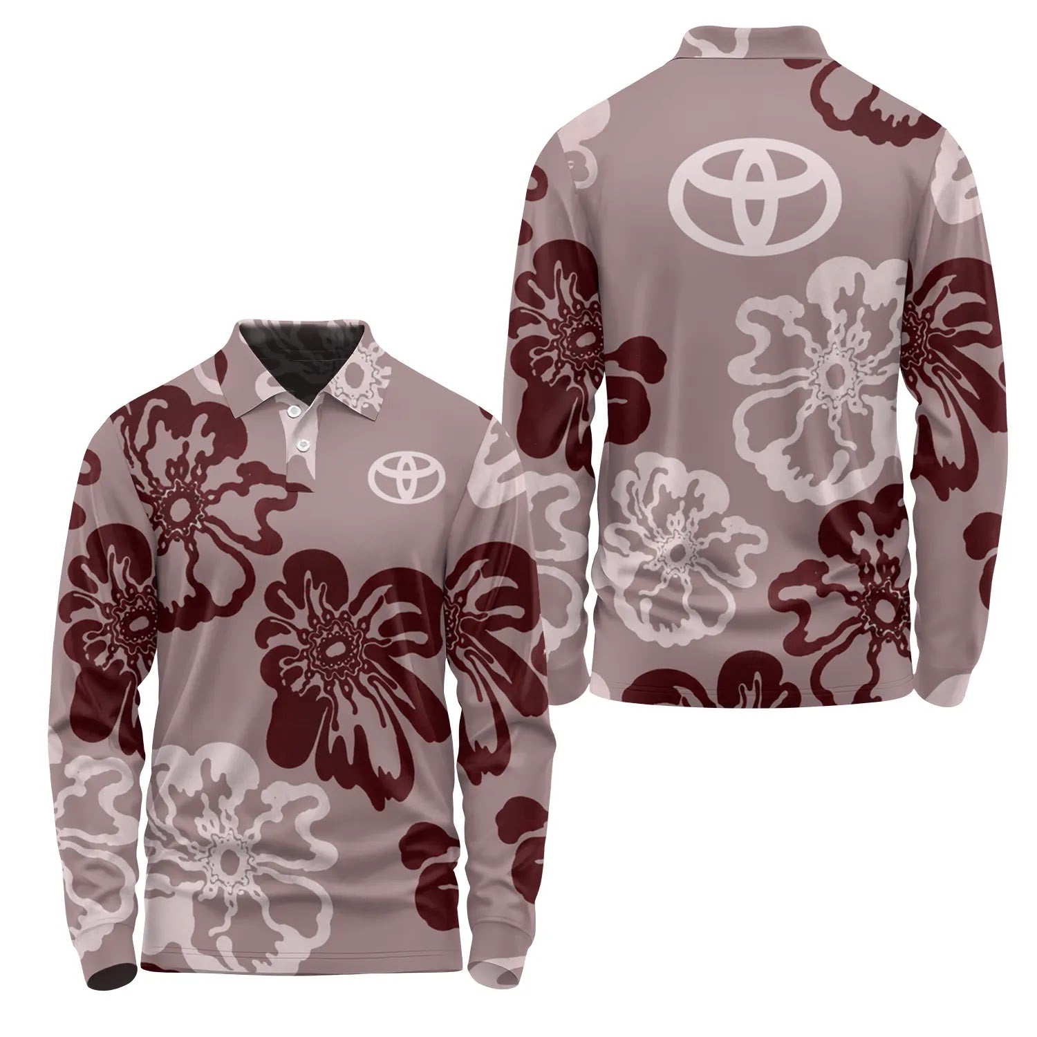 Toyota Long Sleeve Polo SHW073