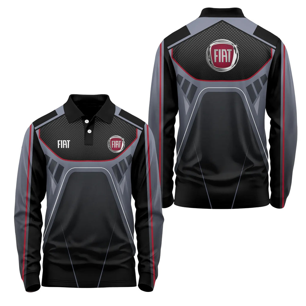 Fiat Long Sleeve Polo SC088